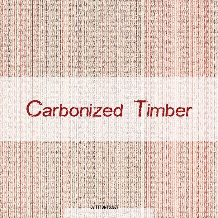 Carbonized Timber example